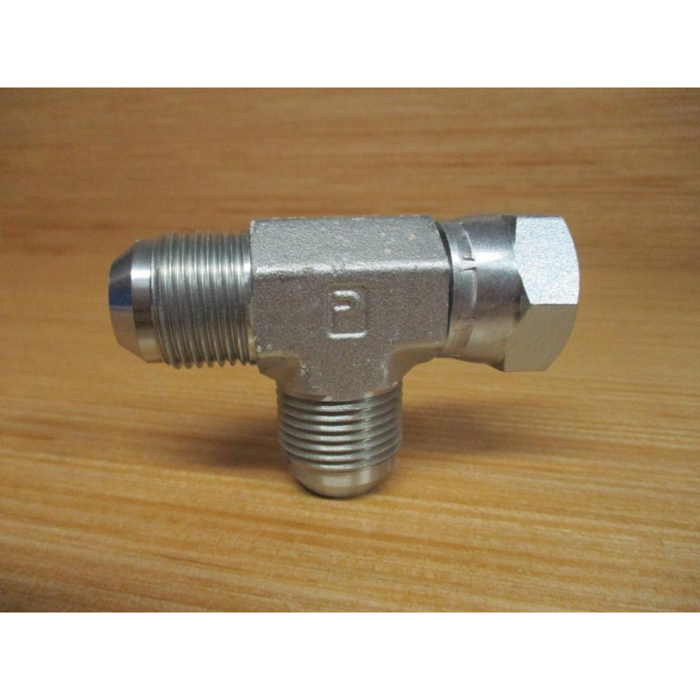 Parker 12-R6X-S 37° Flare,Swivel Run Tee 12R6XS Parker 12-R6X-S 37° Flare,Swivel Run Tee 12R6XS