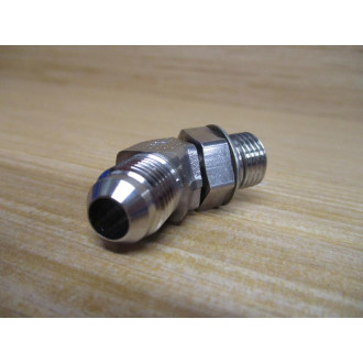 Parker 6V5OX-SS 37°Flare, Tube x SAE-ORB 45° Elbow - New No Box