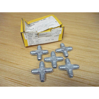 Parker 6KTX-S 37° Flare Male Union Cross 6KTXS (Pack of 2)