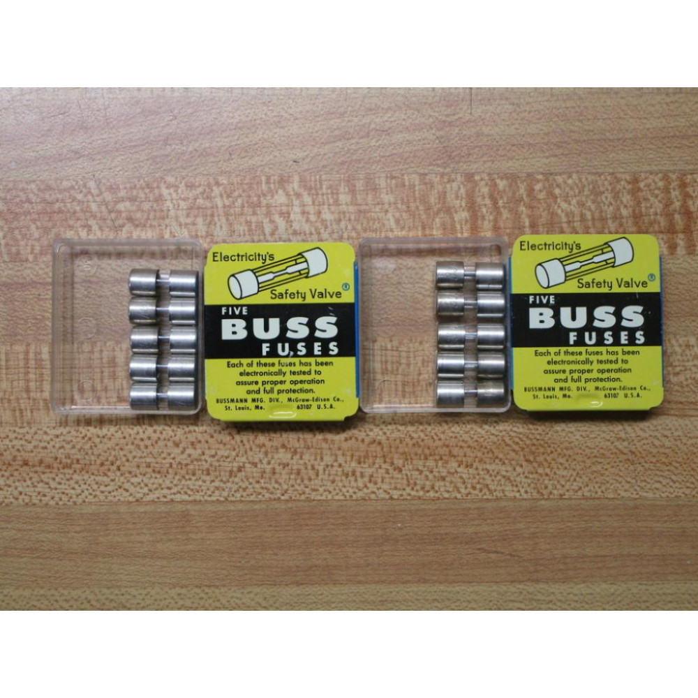 Buss AGA-25 Bussmann Fuse Cross Ref 4XH52 (Pack of 10)