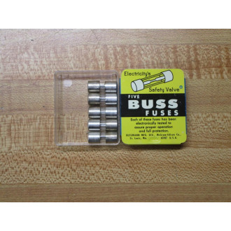 Buss AGA-25 Bussmann Fuse Cross Ref 4XH52 (Pack of 10)