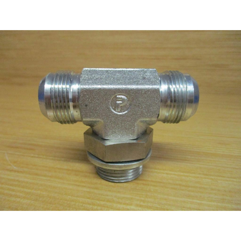 Parker 16S4OMXS 37° Flare Branch Tee 16S40MXS - New No Box Parker 16S4OMXS 37° Flare Branch Tee 16S40MXS - New No Box