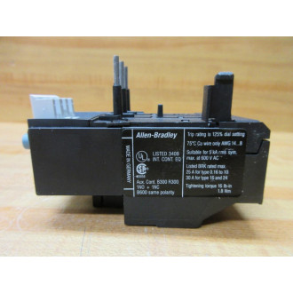 Allen Bradley 193-TAB24 Overload Relay 193TAB24 Series A