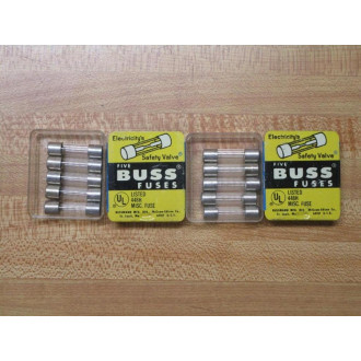 Buss AGX-2-12 Bussmann Fuse Cross Ref 6F058 Jagged Wire (Pack of 10)