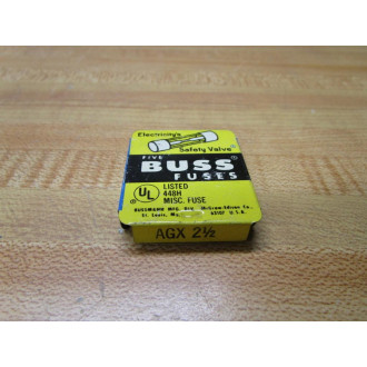 Buss AGX-2-12 Bussmann Fuse Cross Ref 6F058 Jagged Wire (Pack of 10)