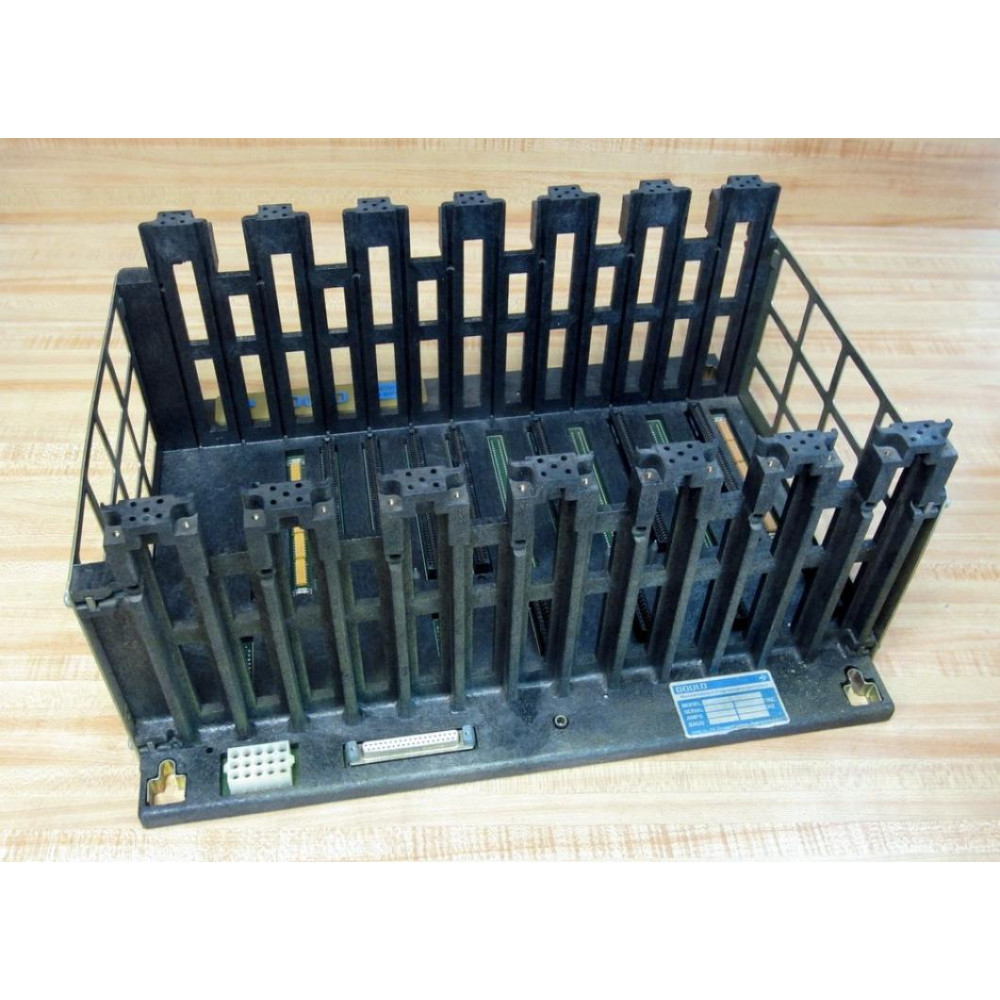 GouldModicon AS-H819-107 7-Slot PLC Rack ASH819107 - Used GouldModicon AS-H819-107 7-Slot PLC Rack ASH819107 - Used