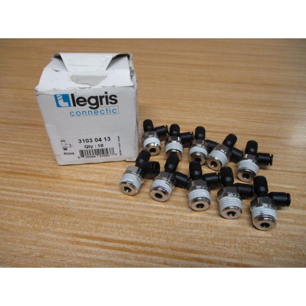 Legris 3103 04 13 Male Run Tee 31030413 (Pack of 10)
