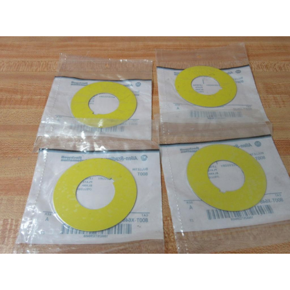 Allen Bradley 800T-X646 Blank Legend Plate 800TX646 (Pack of 4)
