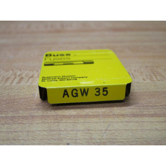 Buss AGW-35 Bussmann Fuse AGW35 Metal Strip Element (Pack of 10)