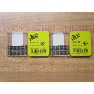 Buss AGA-15 Bussmann Fuse Cross Ref 6AYC0 (Pack of 10)