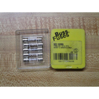 Buss GDC-500MA Bussmann Fuse Cross Ref 1CD20 (Pack of 10)