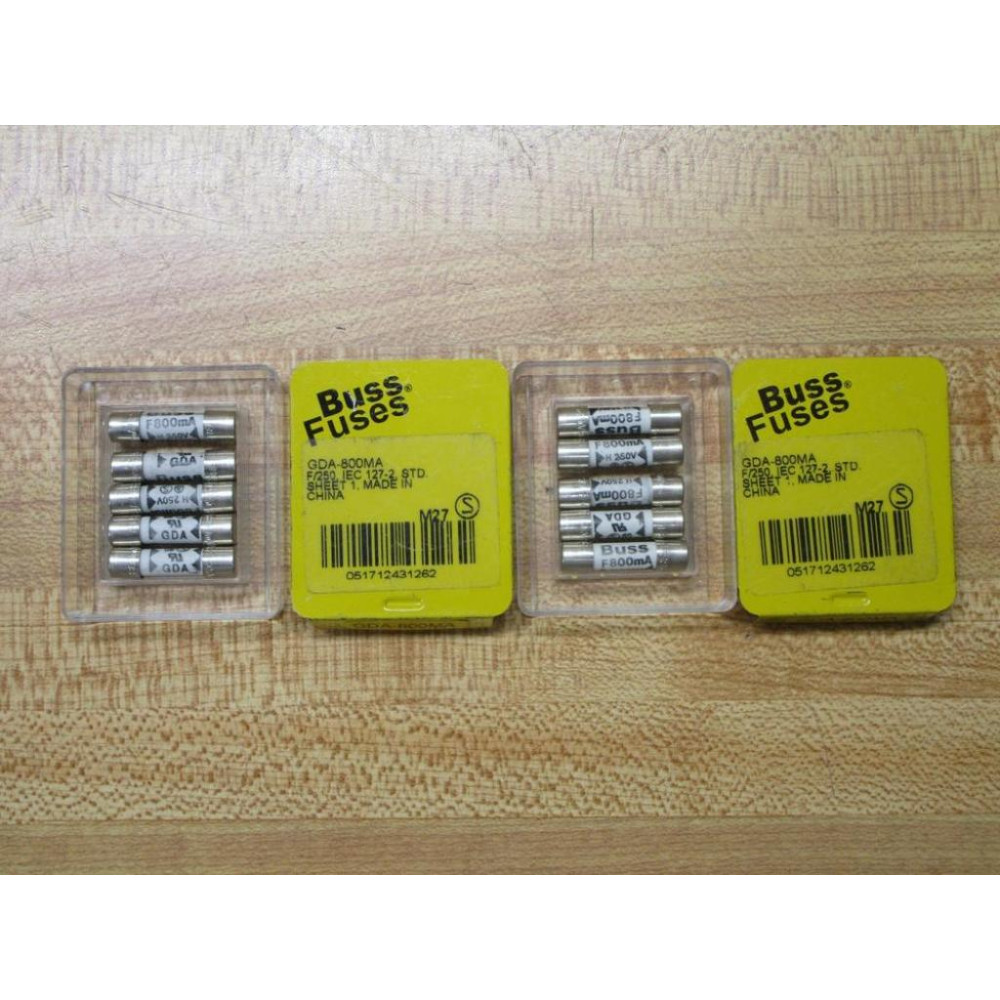 Buss GDA-800MA Bussmann Fuse Cross Ref 4TWN7 (Pack of 10)