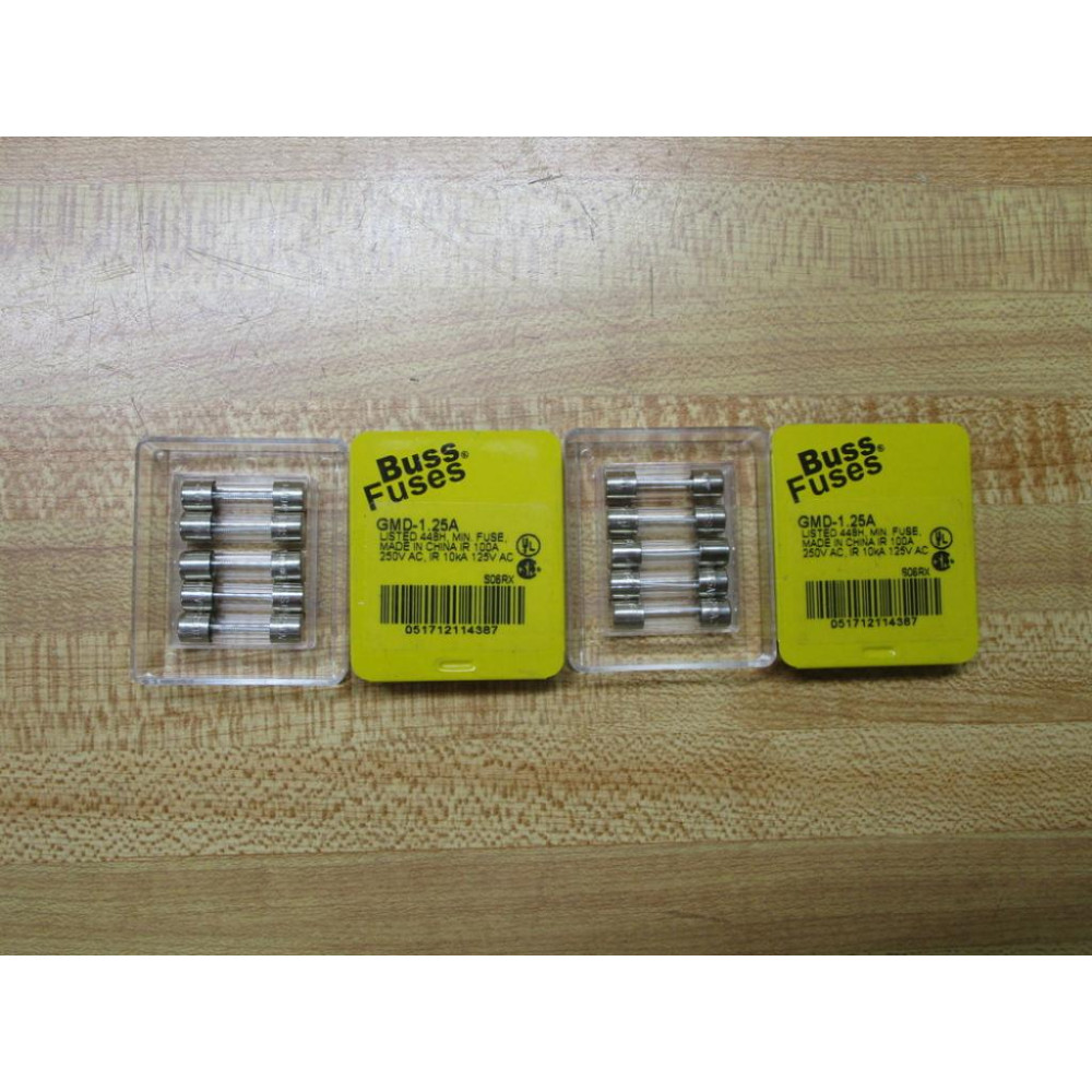 Buss GMD-1.25A Bussmann Fuse Cross Ref 4CX60 Wirewound (Pack of 10)