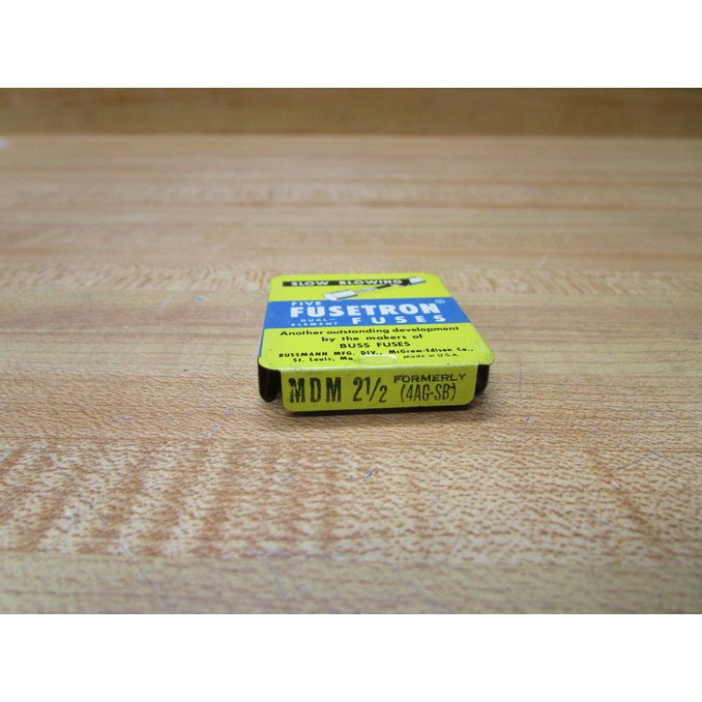 Buss MDM-2-12 Bussmann Fuse Formerly 4AG-SB Spring Element (Pack of 10)