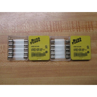 Buss AGC-4-10-R Bussmann Fuse Cross Ref 6F009 Fine Wire (Pack of 10)