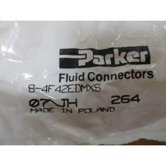 Parker 8-4F42EDMXS 37° Flare, Tube x BSPP Fitting (Pack of 3)