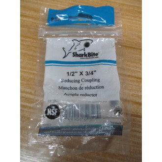 Sharkbite UC058LFA Reducing Coupling 12" x 34" (Pack of 2) - New No Box