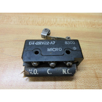 Micro Switch DT-2RV22-A7 Honeywell Switch DT2RV22A7 - Used