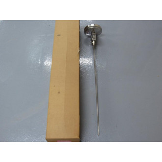 Tel-Tru AA575R 5" S.S. Adjustable Thermometer 50-400° F - 24" Stem