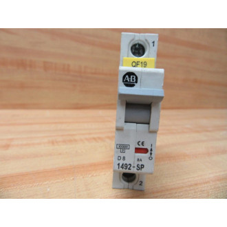 Allen Bradley 1492-SP1D080 Supplementary Protector 8 Amp 1492SP1D080 - Used