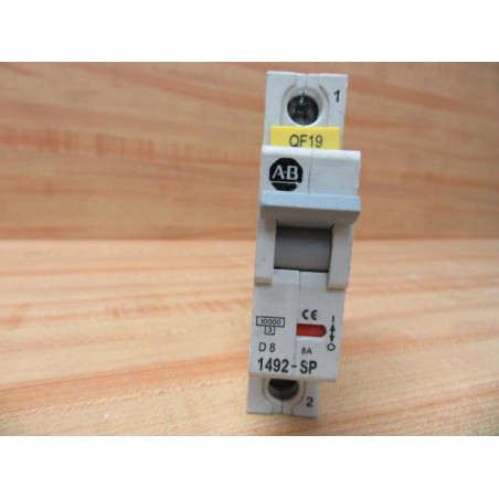 Allen Bradley 1492-SP1D080 Supplementary Protector 8 Amp 1492SP1D080 - Used