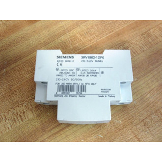 Siemens 3RV1902-1DP0 Shunt Release 3RV19021DP0 - Used