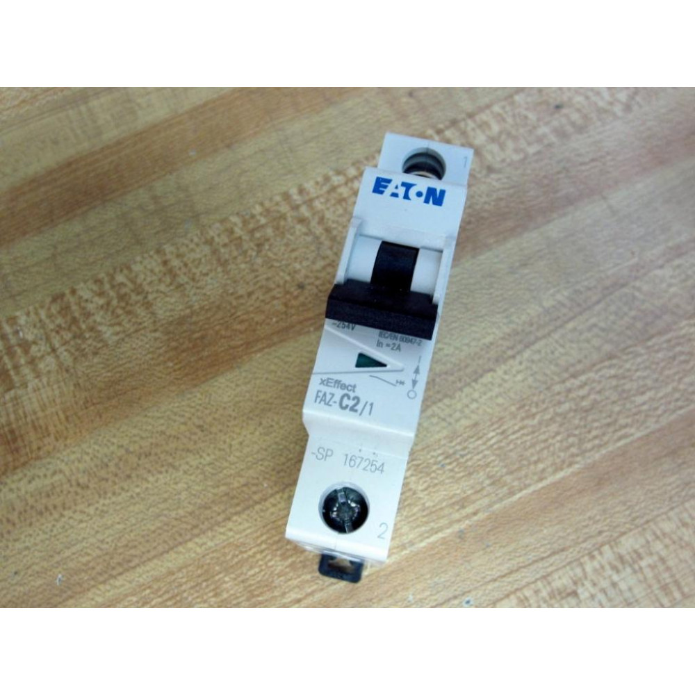 Eaton FAZ-C21 2A Circuit Breaker FAZC21 - New No Box Eaton FAZ-C21 2A Circuit Breaker FAZC21 - New No Box