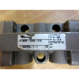 Versa BSP-3308-316 Valve BSP3308316 - Used