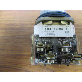 Allen Bradley 800T-J17KC7 Selector Switch (2) 800T-XA - New No Box