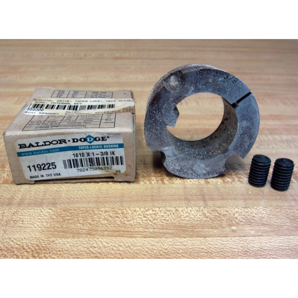 Baldor Dodge 1610 X 1-38 IK Taper-Lock Bushing 119225