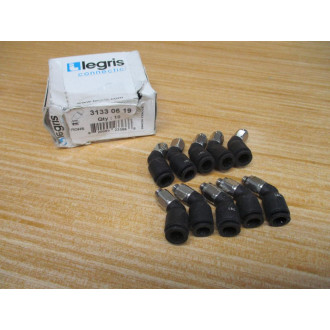 Parker Legris 3133 06 19 45° Elbow Fitting 31330619 (Pack of 10)