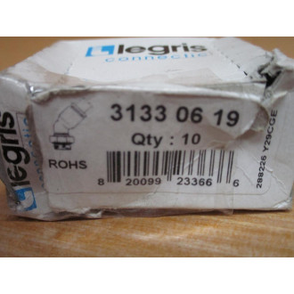 Parker Legris 3133 06 19 45° Elbow Fitting 31330619 (Pack of 10)