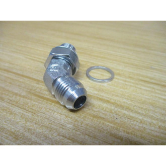 Parker 6V4OMXS 37° Flare, Tube x BSPP 45°Elbow 6V40MXS