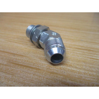 Parker 8V4OMXS 37° Flare, Tube x BSPP 45° Elbow 8V40MXS - New No Box