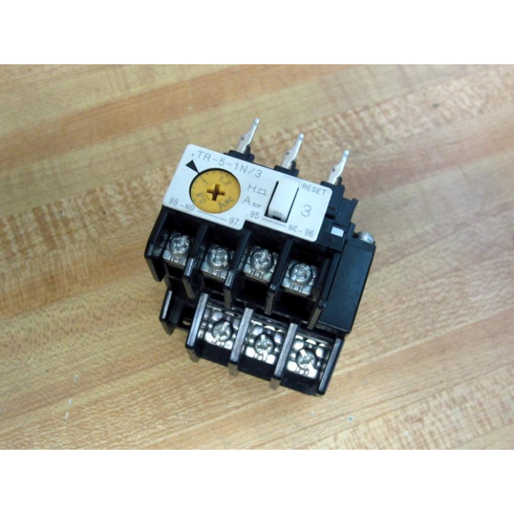 Fuji Electric TR-5-1N3 Thermal Overload Relay TR51N3 0.8 - 1.2A - Used Fuji Electric TR-5-1N3 Thermal Overload Relay TR51N3 0.8 - 1.2A - Used