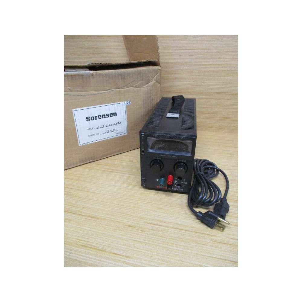Sorensen XTS20-3 M5A XTS 20-3 M5A Regulatred DC Power Supply Chipped Guards