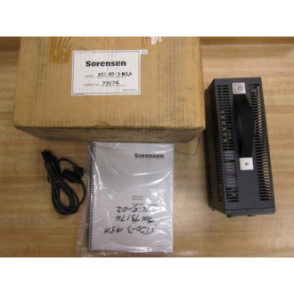 Sorensen XTS20-3 M5A XTS 20-3 M5A Regulatred DC Power Supply Chipped Guards
