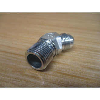 Parker 8-8V3MXS 37° Flare, Tube x BSPT 45° Elbow 88V3MXS