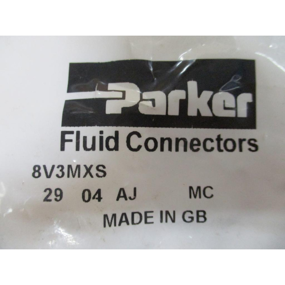 Parker 8V3MXS 37° Flare, Tube x BSPT 45° Elbow