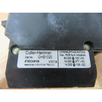 Cutler Hammer GHB1020 Eaton Circuit Breaker 20 Amp (Pack of 4) - Used