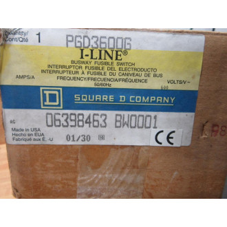 Square D PGD3600G Schneider Electric Bussway Ground Detector