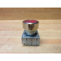 Siemens 3SB3 501-0AA21 Red 3SB35010AA21 wBase & Clip - New No Box