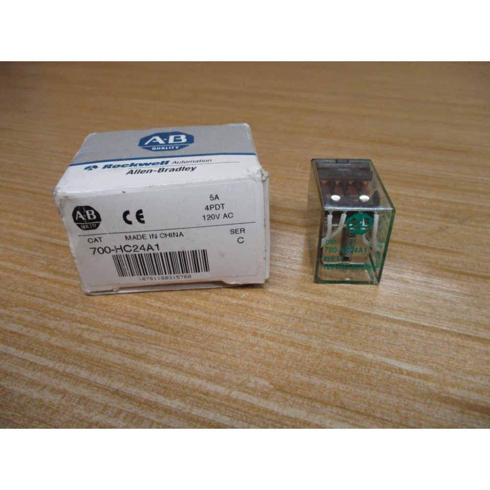 Allen Bradley 700-HC24A1-120V AC Relay 700HC24A1-120VAC Ser.C