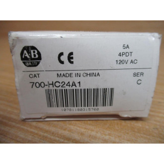 Allen Bradley 700-HC24A1 Relay 700HC24A1 Ser.C