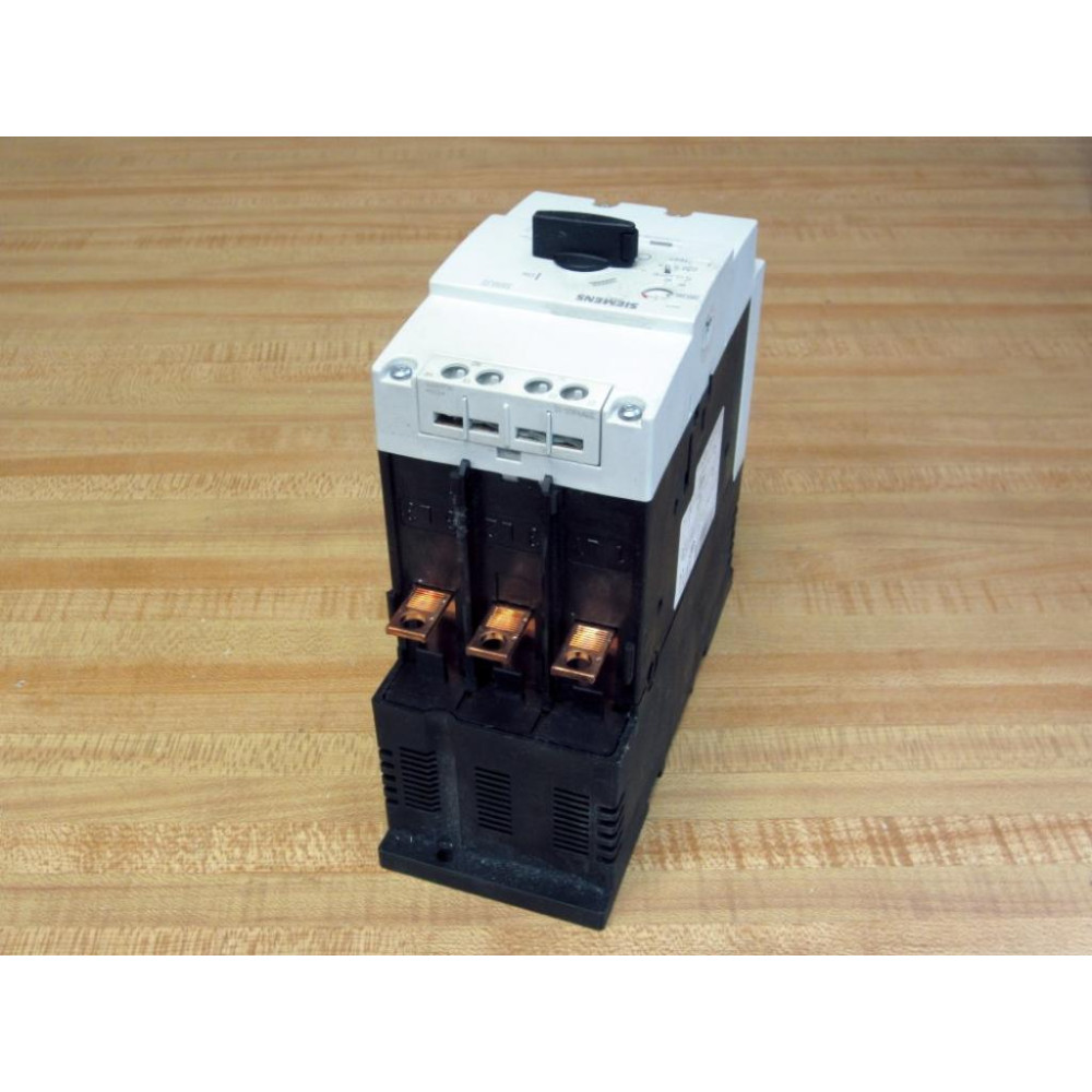 Siemens 3RV1041-4MA10 Circuit Breaker 80-100AMP WO 1 Lug Terminal - Used Siemens 3RV1041-4MA10 Circuit Breaker 80-100AMP WO 1 Lug Terminal - Used