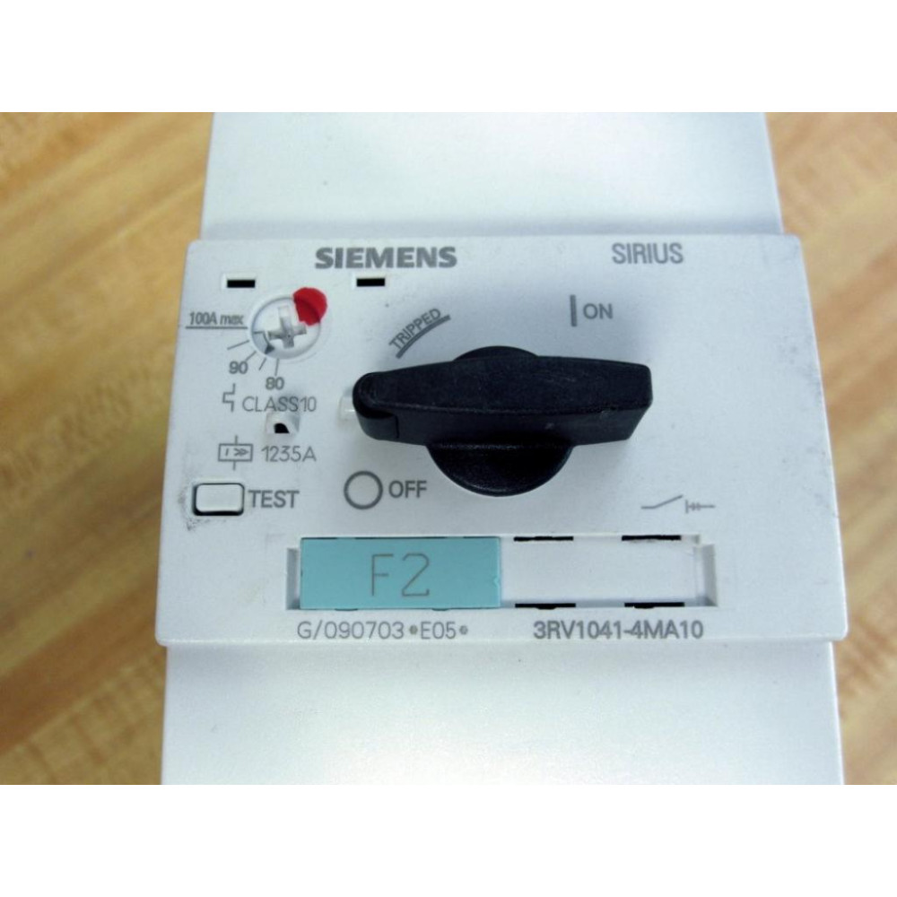 Siemens 3RV1041-4MA10 Circuit Breaker 80-100AMP - Used