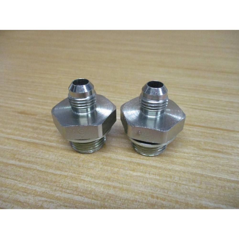 Parker 6-8F4OMXS 37° Flare, Tube To BSPP-ORR 6-8F40MXS (Pack of 2) - New No Box Parker 6-8F4OMXS 37° Flare, Tube To BSPP-ORR 6-8F40MXS (Pack of 2) - New No Box