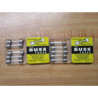 Buss AGX-1 Bussmann Fuse Cross Ref 6F055, 8AG Fine Wire (Pack of 10)
