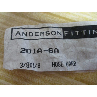 Anderson 201A-6A Hose Barb 201A6A (Pack of 20) - New No Box