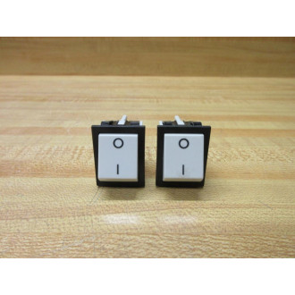 Apem 2641 A Rocker Switch 2641A (Pack of 2) - Used